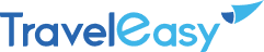Travel easy logo on footer